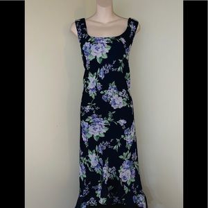 NWOT Justin Thyme Ltd beautiful retro floral dress